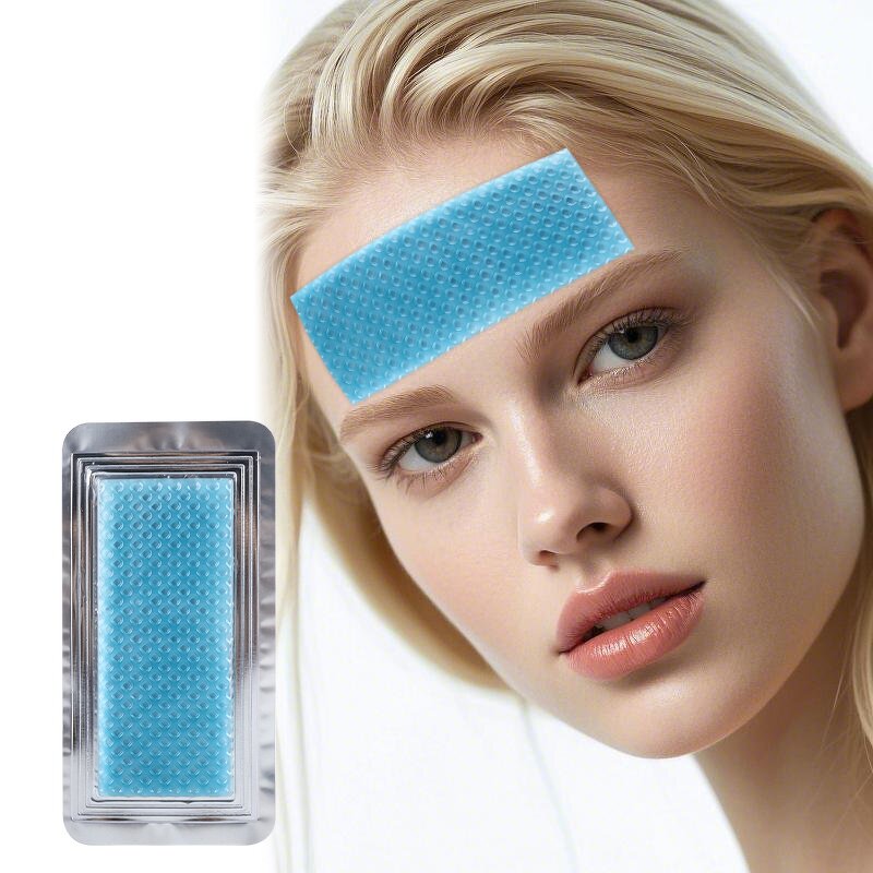 Collagen Forehead Patches Manufacturer - Private Label OEM Centella Asiatica Retinol Vitamin E Hyaluronic Acid Cooling