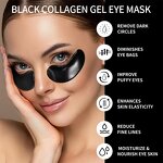 Under Eye Gel Patch Mask Manufacturer - Factory Custom Caffeine Hydro Gel Black Moisturizing Anti Wrinkle Cooling Sleep