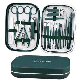 Manicure Kit Manufacturer - 22 in 1 Carbon Steel Travel