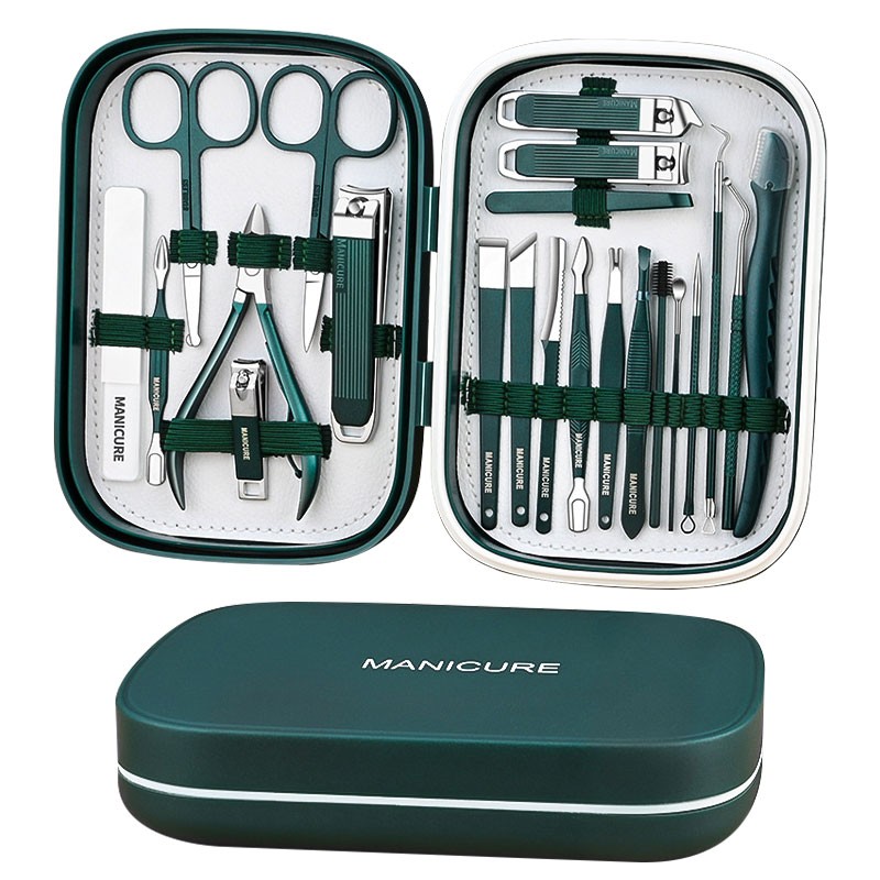 Manicure Kit Manufacturer - 22 in 1 Carbon Steel Travel
