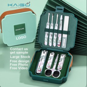 Manicure Set Manufacturer - 9 Piece Portable Nail Care Tools