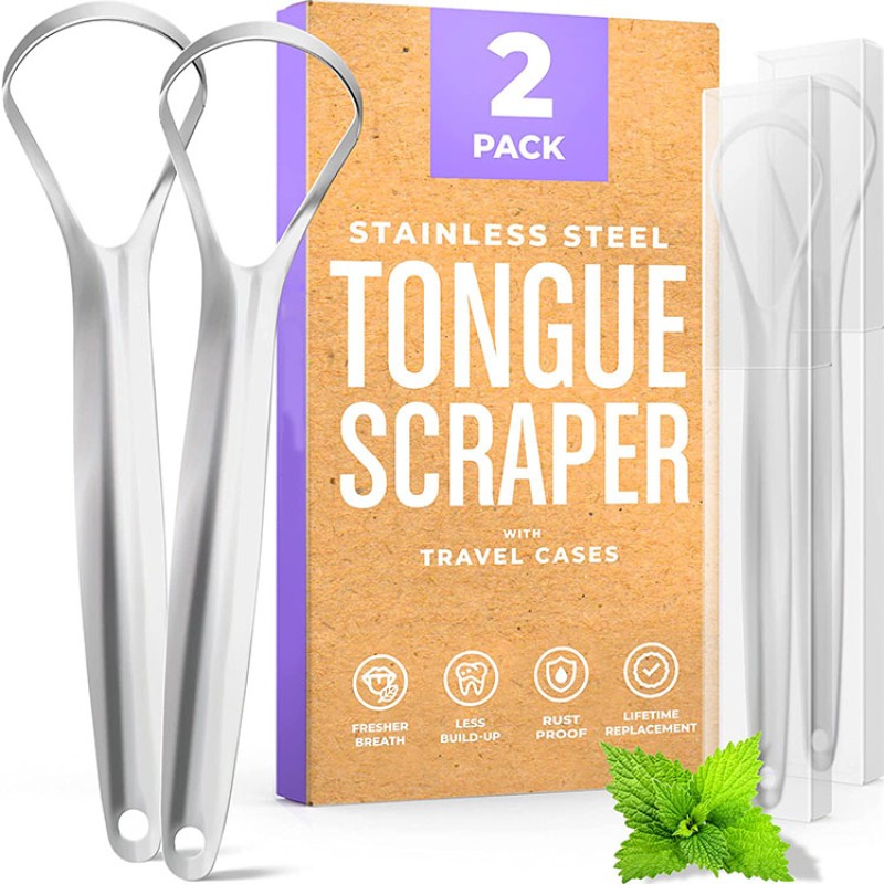 Tongue Cleaner Supplier - Stainless Steel Oral Care Tool
