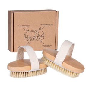 Bath Brush Set Supplier - Long Handle Natural Bristles