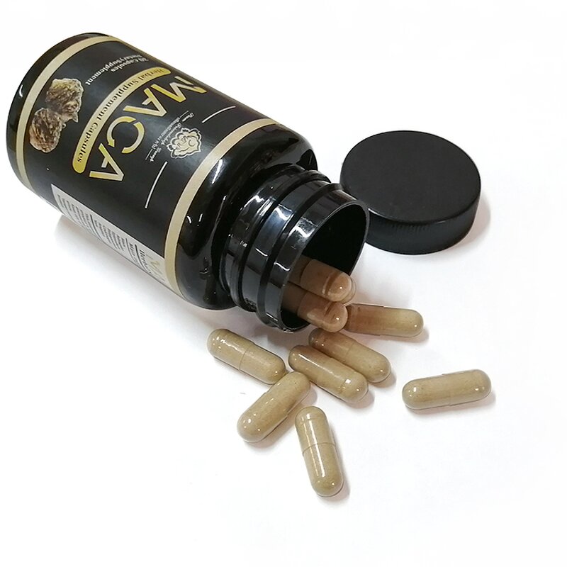 Maca Ginseng Herbal Capsules Manufacturer - Self Owned Brand Adult Organic for Enhancing Physical Strength
