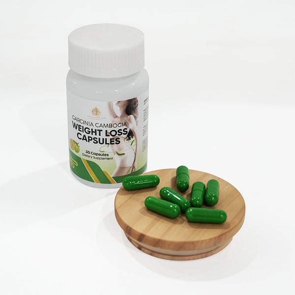 Garcinia Cambogia Extract Capsules Manufacturer - Natural Appetite Suppressant & Fat Burner 30 Capsules/Bottle for Body Slimming