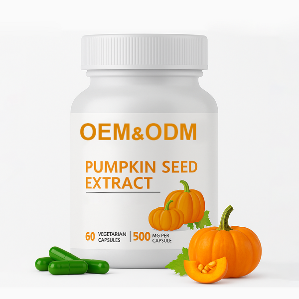 Pumpkin Seed Extract Capsules Manufacturer - 20% Phytosterol Herbal Supplement 60 Vegetarian for Hair Growth