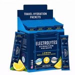 Electrolyte Powder Manufacturer - Custom Drink OEM Sugar Free Sachets 40 Stick Hydration Electrolytes Bag