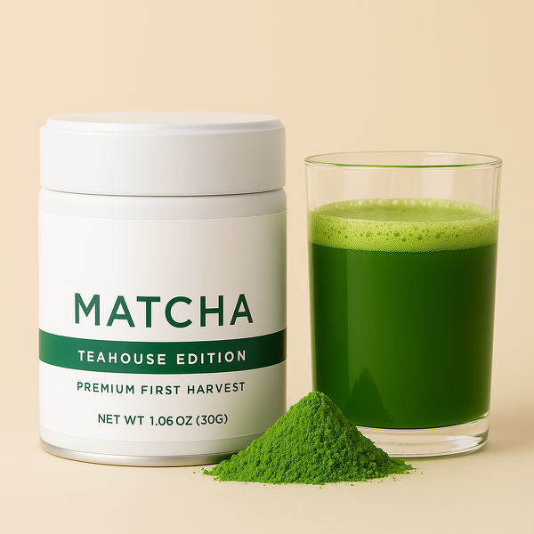 Matcha Powder Manufacturer - Ceremonial Grade Wholesale Custom Logo Kosher Organic Tin Can 30g