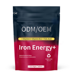 Iron Supplement Manufacturer - with Vitamin C B12 Folic 120 Vegan Energy Support for Women