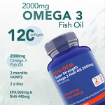 Omega-3 Fish Oil Capsules Manufacturer - OEM ODM 2000mg Healthcare Private Label