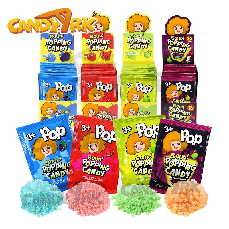 Hard Candy Manufacturer - Fruit Flavor Sour Pop Rocks Popping Factory