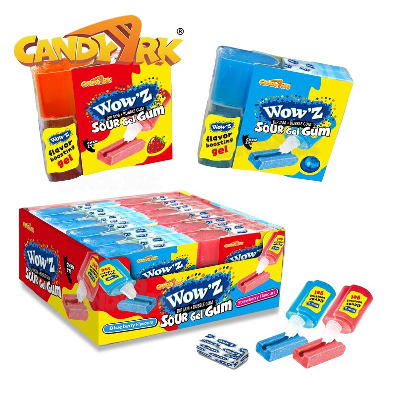 Chewing Bubble Gum Manufacturer - Fruity Sour Gel Liquid Jam Drop Candy Supply