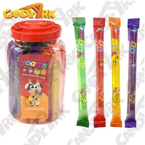 Jelly Noodle Candy Manufacturer - Jar Package Fruit Jelly Stick Straw