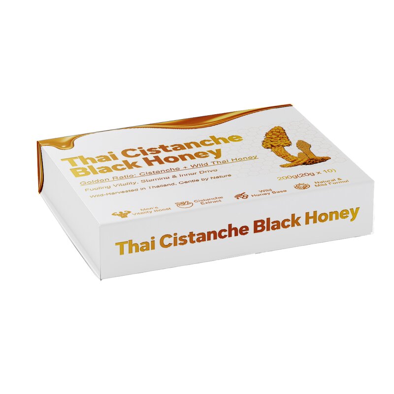 Royal Honey Powder Manufacturer - Sample Customization 100% Natural Herbal Black Thai with Shilajit Maca Ginseng VIP Men's Magic Power