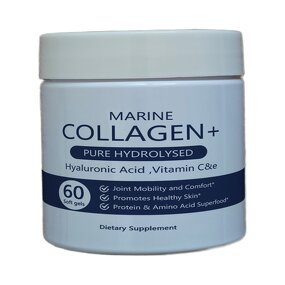 Collagen Capsule Supplement Manufacturer - GMP Custom Logo Beauty Products Skin Whitening Collagen Vitamin C