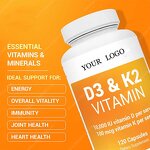 Vitamin D3 + K2 Capsules Manufacturer - OEM/ODM High Quality Healthcare Vegan for Health Mood
