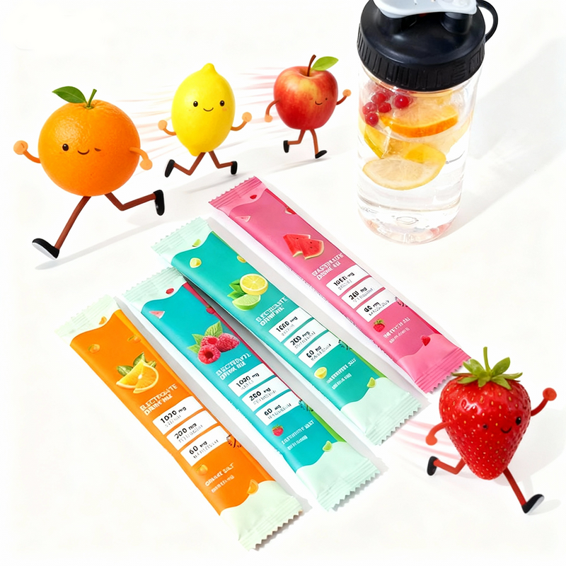 Electrolyte Drink Mix Manufacturer - GMP Creatine Hydration System 4 in 1 Powder Sachets Stick Packs & Private Label Custom