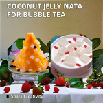 Coconut Jelly NATA De Coco - Chewy Konjac for Bubble Tea