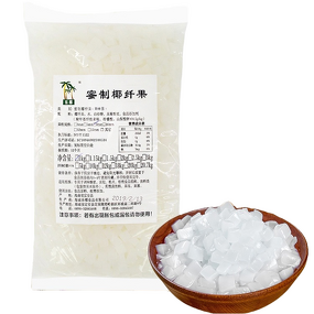 Coconut Jelly NATA De Coco - Chewy Konjac for Bubble Tea