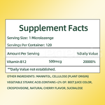 Vitamin B12 Supplement Manufacturer - OEM ODM Metabolism Boost Support Energy Natural Multivitamin