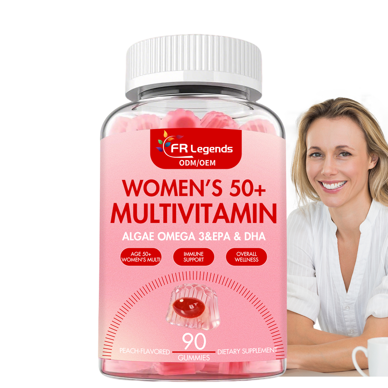Womens Multivitamin Gummies Manufacturer - OEM Factory Sugar Free 50 Plus with Zinc Natural