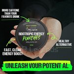Nootropic Caffeine Pouches Manufacturer - Factory Price with Lime Flavor 60Mg ALPHA GPC for Memory & Focus