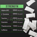 Nootropic Energy Pouch Manufacturer - OEM Custom Flavor L-Theanine Vitamin B6 Caffeine Sugar Free