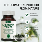 Plant Based Spirulina Tablets Manufacturer - Private Label Support Energy Liver Health Protein