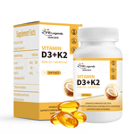 Vitamin D3 K2 Softgels Manufacturer - OEM Private Label with Coconut Oil for Immune & Bone Health