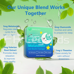 Melatonin Extract Supplements Manufacturer - Private Label Helps Sleep Quality Calm Oral Film