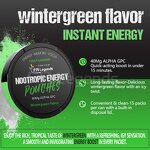 Alpha GPC Nootropic Energy Pouches Manufacturer - OEM Private Label with L-Theanine Caffeine Sugar Free