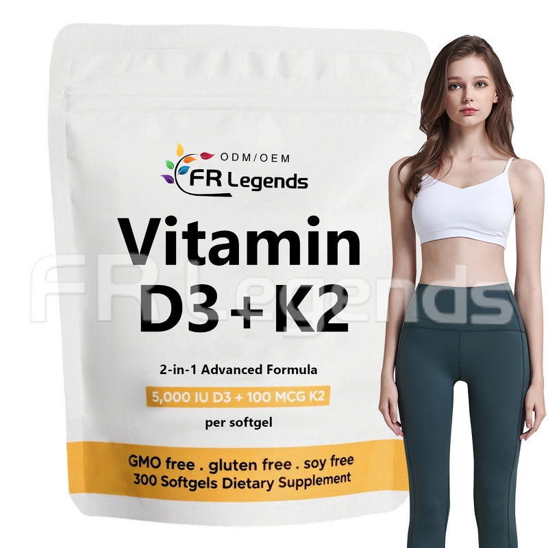 Vitamin D3 K2 Softgels Manufacturer - Factory OEM ODM Improve Immune System Wholesale Capsule