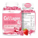 Whitening Brightening Gummy Manufacturer - OEM Natural Vitamin Biotin Collagen for Hair Skin Nail
