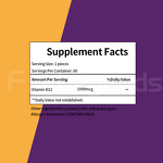 Vitamin B12 Supplement Manufacturer - OEM Wholesale 1000mcg Complex Vitamins Minerals Energy boost