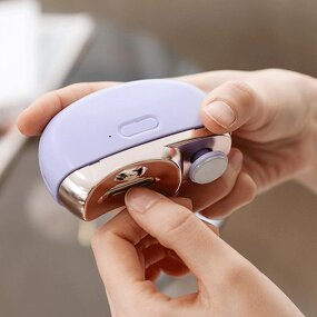 Electric Nail Trimmer - 2-in-1 with Light for Babies