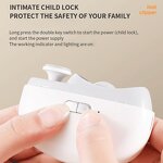 Electric Nail Trimmer - 2-in-1 with Light for Babies