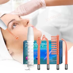 High Frequency Facial Wand - Portable with 4 Tubes
