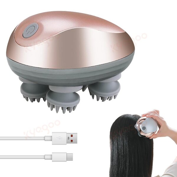 Head Scratcher Massager - Kneading 96 Nodes & Cordless