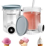 Ice Cream Containers - Storage Cups with Lids