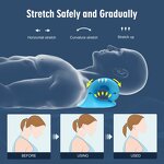 Neck Stretching Device - Multiple Settings & Pillow