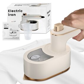 Mini Steam Iron - Rotating & Portable Handheld