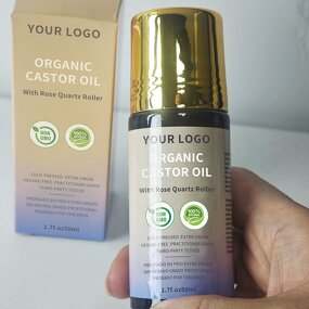 Castor Oil Roller - 100% Pure for Hair Growth & Skin