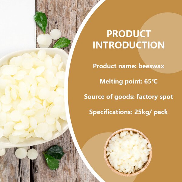 Beeswax Pellets Manufacturer - 100% Natural White Refined for Cosmetics