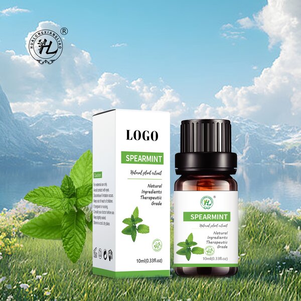 Spearmint Essential Oil Manufacturer - 100% Pure for Aromatherapy & Skin & OEM
