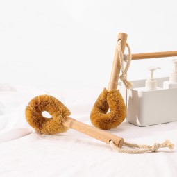 Kitchen Scrub Brush Factory - Coconut Bristle Wooden Handle