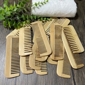 Bamboo Hair Comb Manufacturer - Eco Friendly Wide Tooth Comb