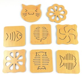 Wood Coasters Manufacturer - Multi Style Creative Cup Mats