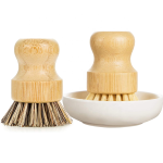 Dish Cleaning Brush Manufacturer - Beech Bamboo Round Sisal