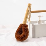 Dish Brush Supplier - Natural Coconut Fiber Bamboo Handle