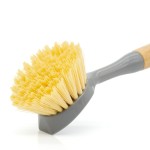 Dish Brush Factory - Bamboo Handle Built-in Scraper
